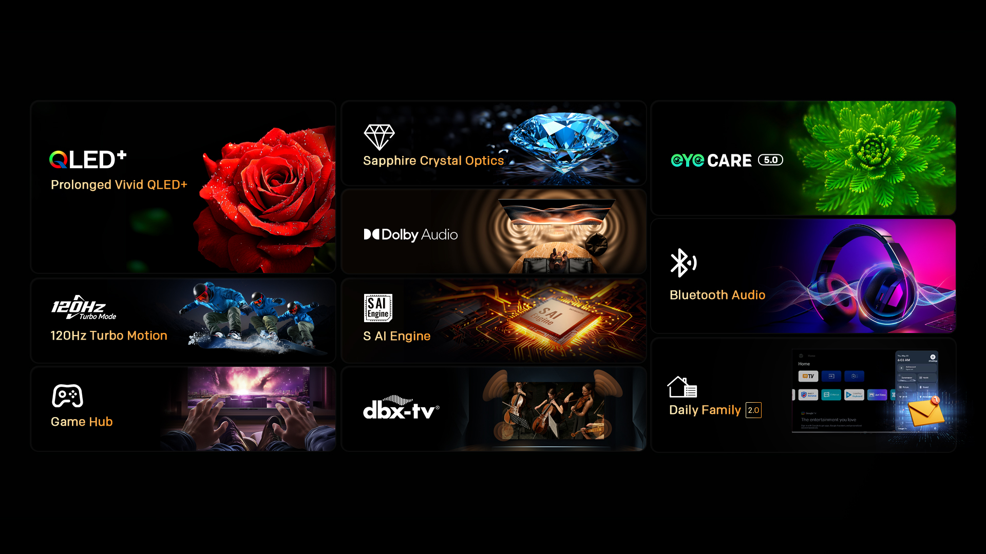 SUE8200 QLED+ Eye Care Series Google TV